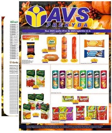AVS prekyba - AVS prekyba akcijų leidinys | 2025-10-29 - 2025-11-11 2025-10-29 – 2025-11-11