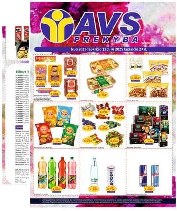 AVS prekyba - AVS prekyba akcijų leidinys | 2025-11-12 - 2025-11-27 2025-11-12 – 2025-11-27