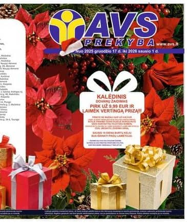 AVS prekyba - AVS prekyba akcijų leidinys 2025-12-17 – 2026-01-01