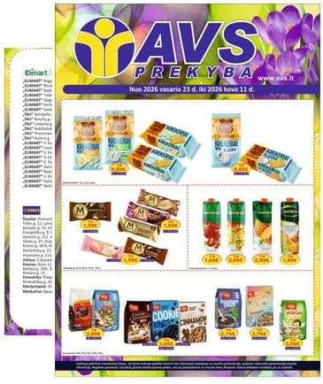 AVS prekyba - AVS prekyba akcijų leidinys 2026-02-23 – 2026-03-11