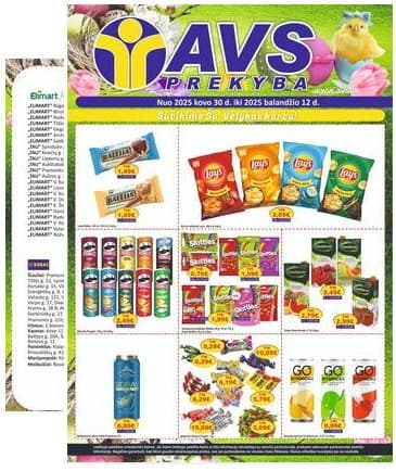AVS prekyba - AVS prekyba akcijų leidinys | 2026-03-30 - 2026-04-12 2026-03-30 – 2026-04-12