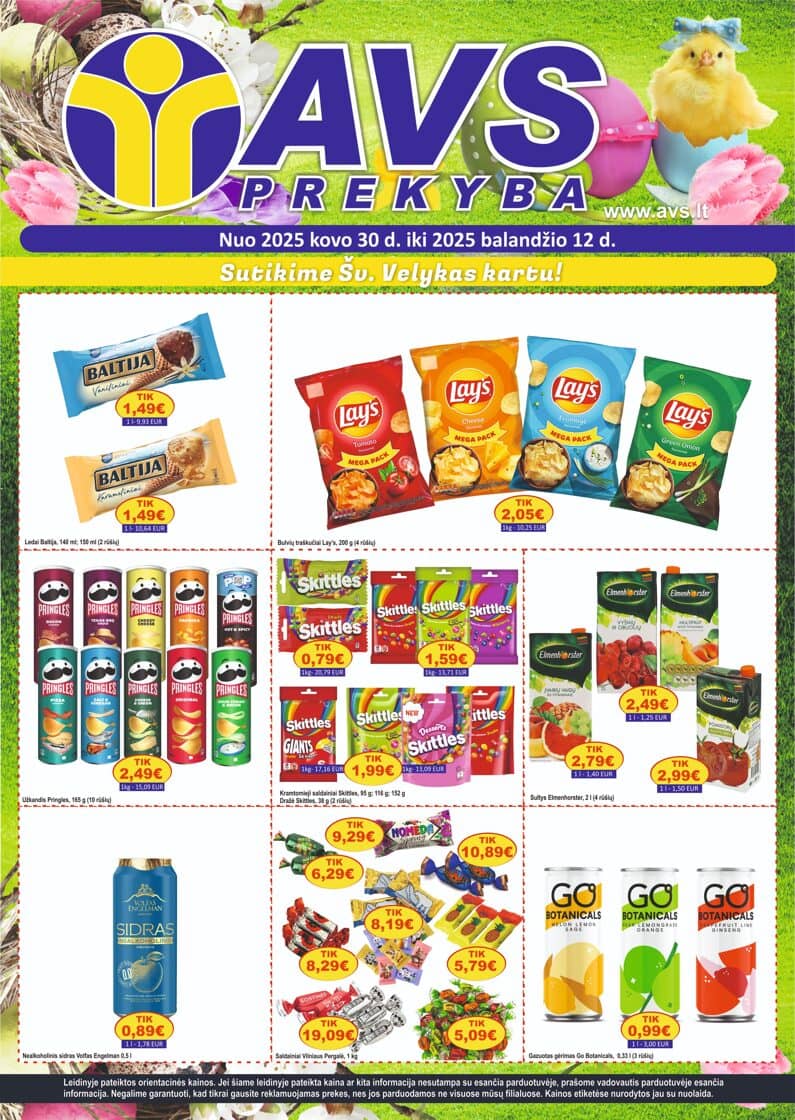 AVS prekyba - AVS prekyba akcijų leidinys | 2026-03-30 - 2026-04-12 1 puslapis