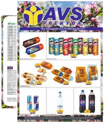 AVS prekyba - AVS prekyba akcijų leidinys 2026-05-15 – 2026-05-31
