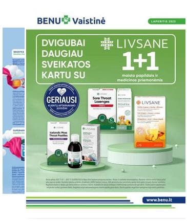 Benu - Benų vaistinė akcijų leidinys | 2025-11-01 - 2025-11-30 2025-11-01 – 2025-11-30