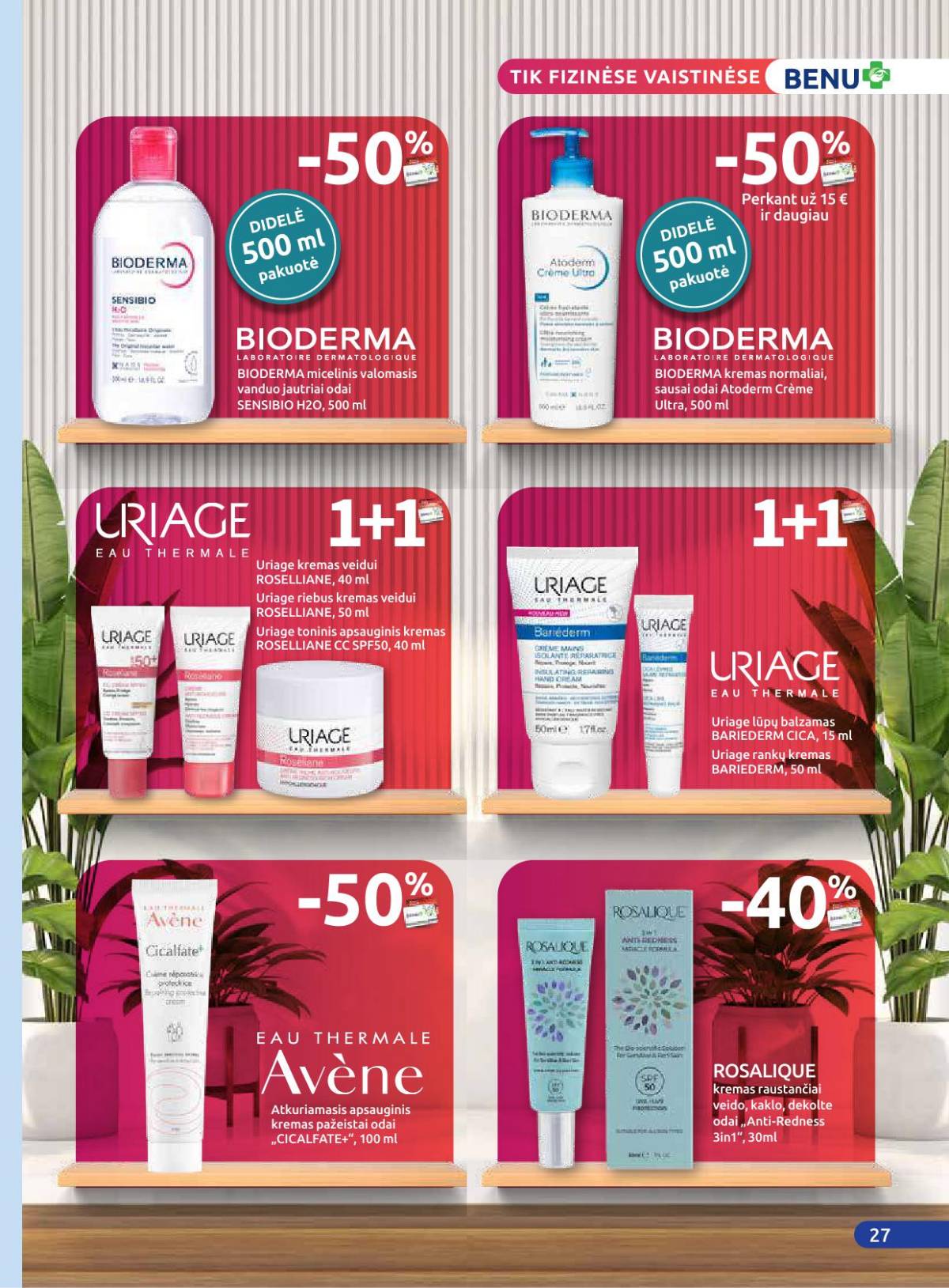 Benu - Benų vaistinė akcijų leidinys | 2025-11-01 - 2025-11-30 27 puslapis