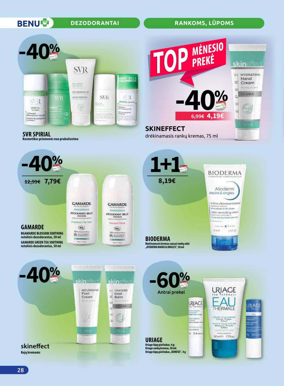 Benu - Benų vaistinė akcijų leidinys | 2025-11-01 - 2025-11-30 28 puslapis
