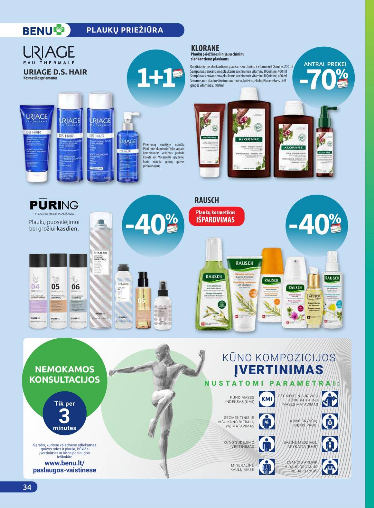 Benu - Benų vaistinė akcijų leidinys | 2025-11-01 - 2025-11-30 34 puslapis