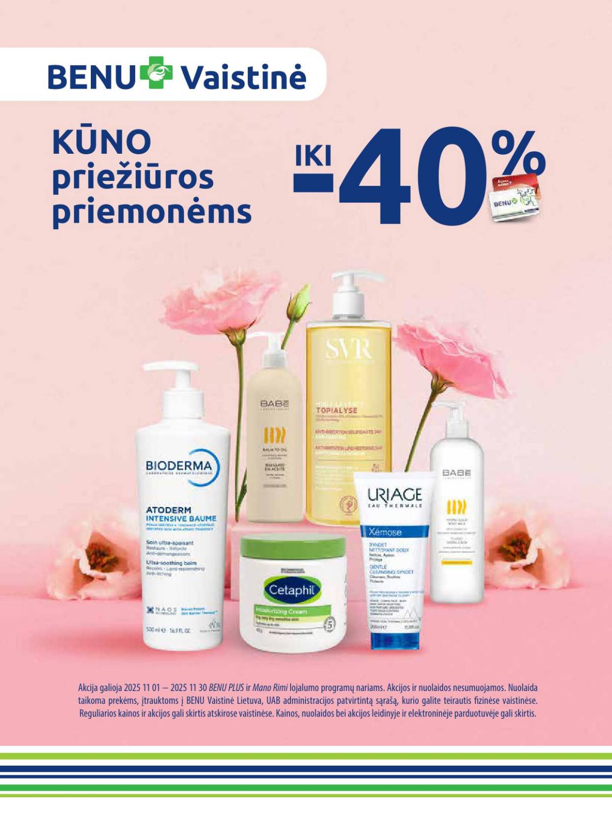 Benu - Benų vaistinė akcijų leidinys | 2025-11-01 - 2025-11-30 40 puslapis