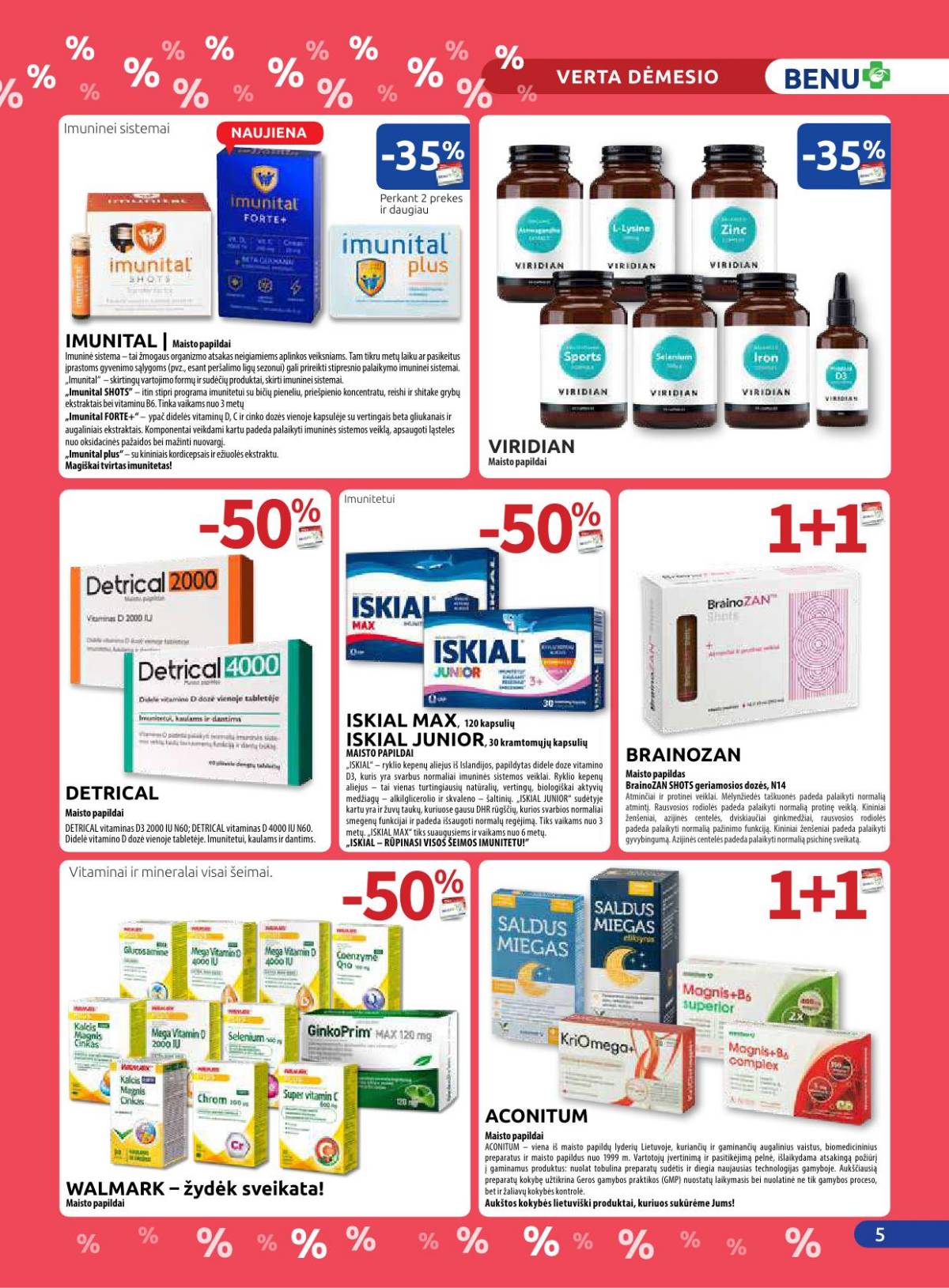 Benu - Benų vaistinė akcijų leidinys | 2025-11-01 - 2025-11-30 5 puslapis
