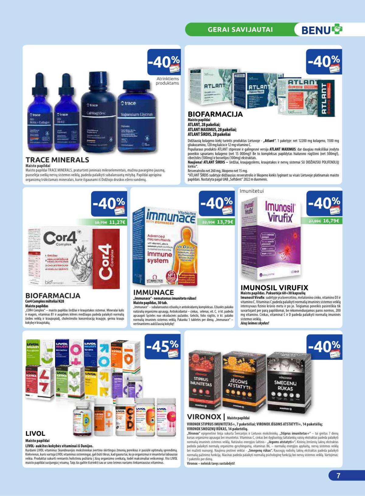 Benu - Benų vaistinė akcijų leidinys | 2025-11-01 - 2025-11-30 7 puslapis