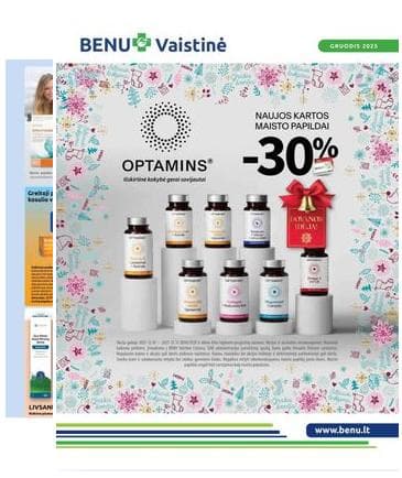 Benu - Benu vaistinė akcijų leidinys | 2025-12-01 - 2025-12-31 2025-12-01 – 2025-12-31