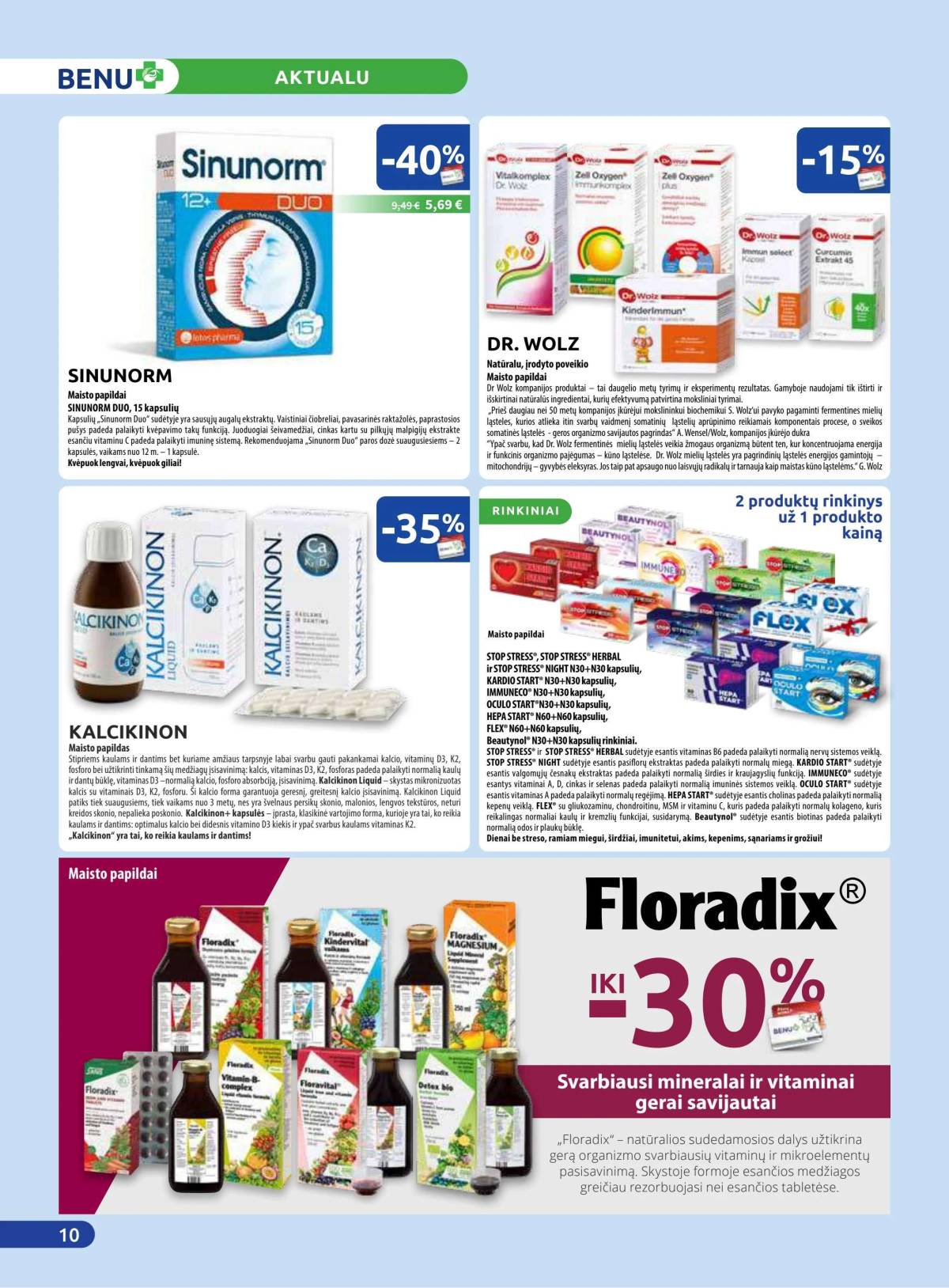 Benu - Benu vaistinė akcijų leidinys | 2025-12-01 - 2025-12-31 10 puslapis