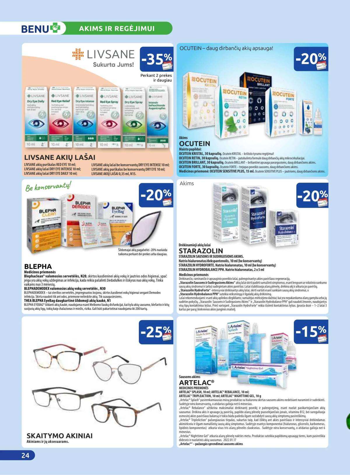 Benu - Benu vaistinė akcijų leidinys | 2025-12-01 - 2025-12-31 24 puslapis