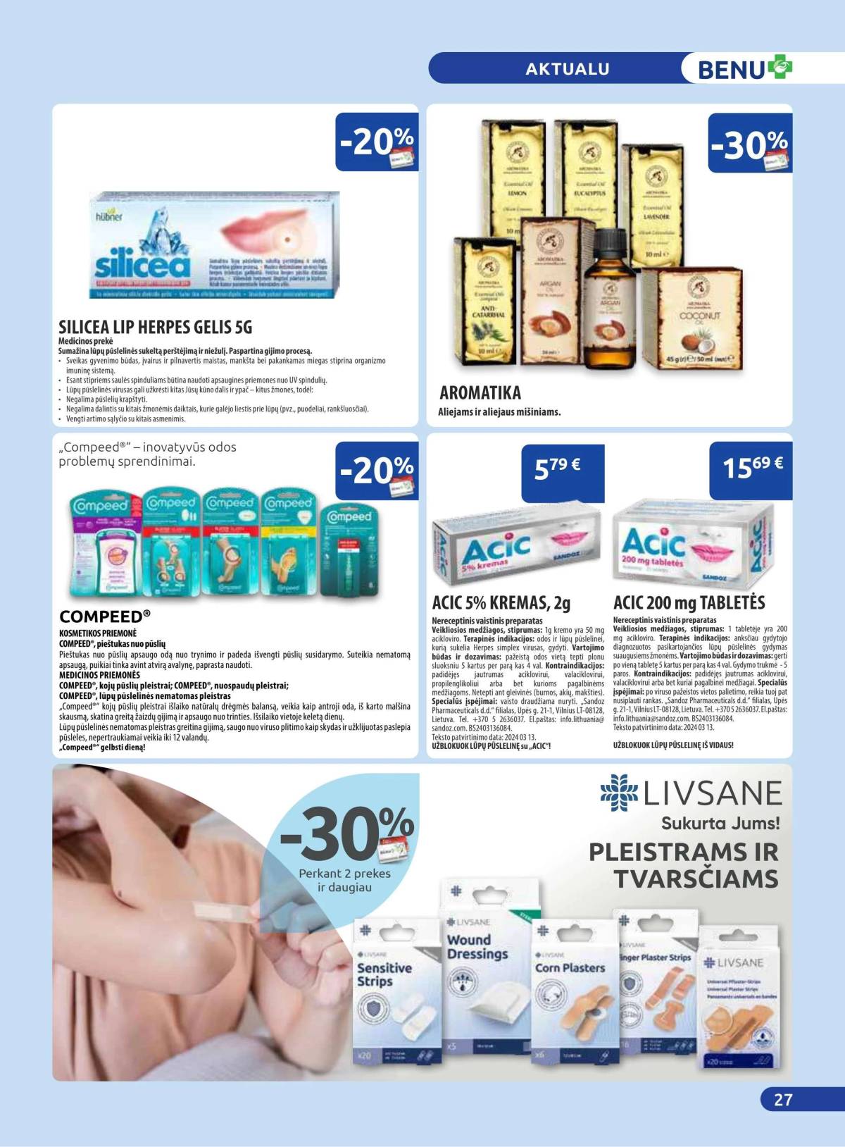 Benu - Benu vaistinė akcijų leidinys | 2025-12-01 - 2025-12-31 27 puslapis