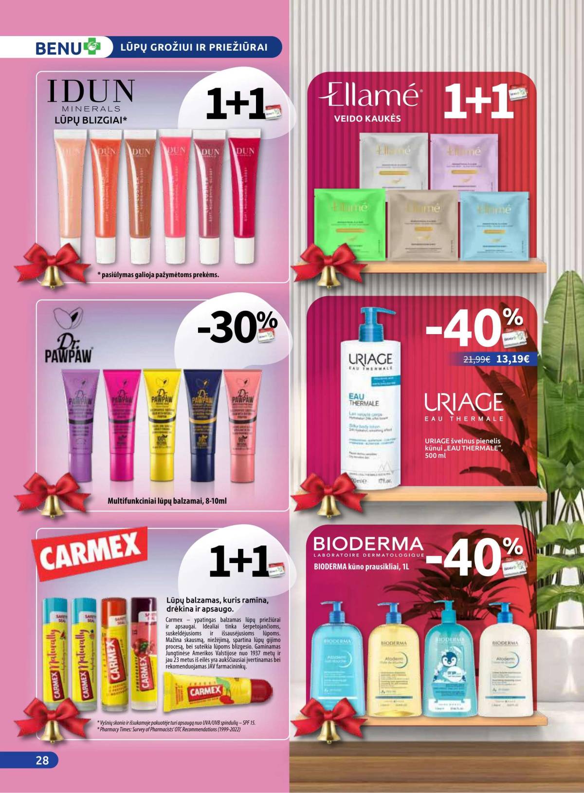 Benu - Benu vaistinė akcijų leidinys | 2025-12-01 - 2025-12-31 28 puslapis