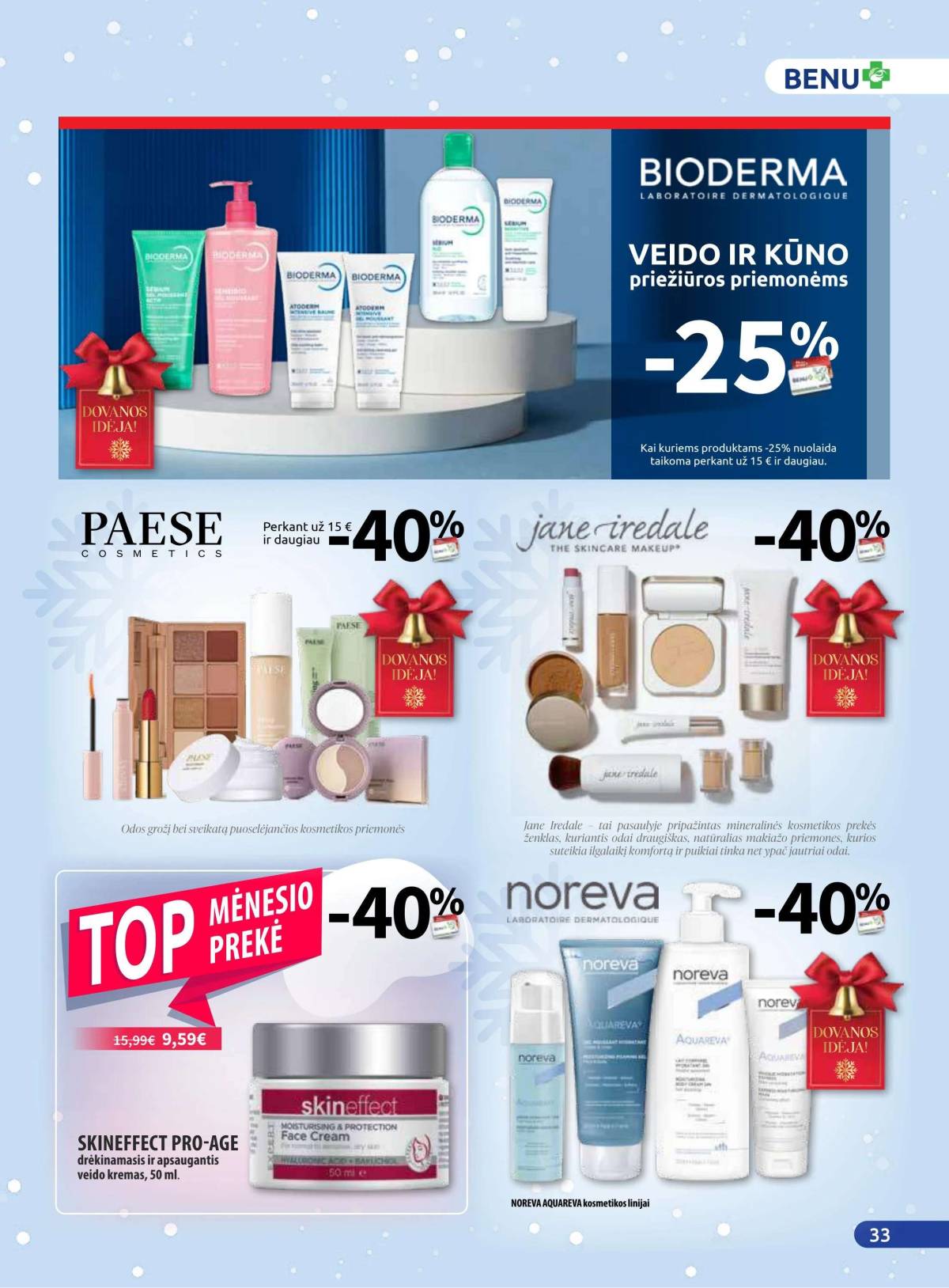 Benu - Benu vaistinė akcijų leidinys | 2025-12-01 - 2025-12-31 33 puslapis