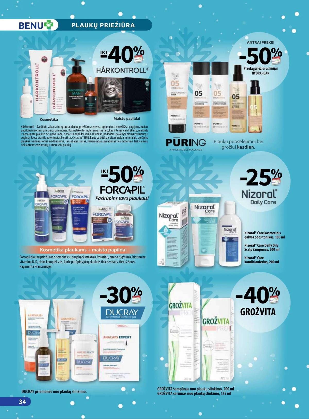 Benu - Benu vaistinė akcijų leidinys | 2025-12-01 - 2025-12-31 34 puslapis