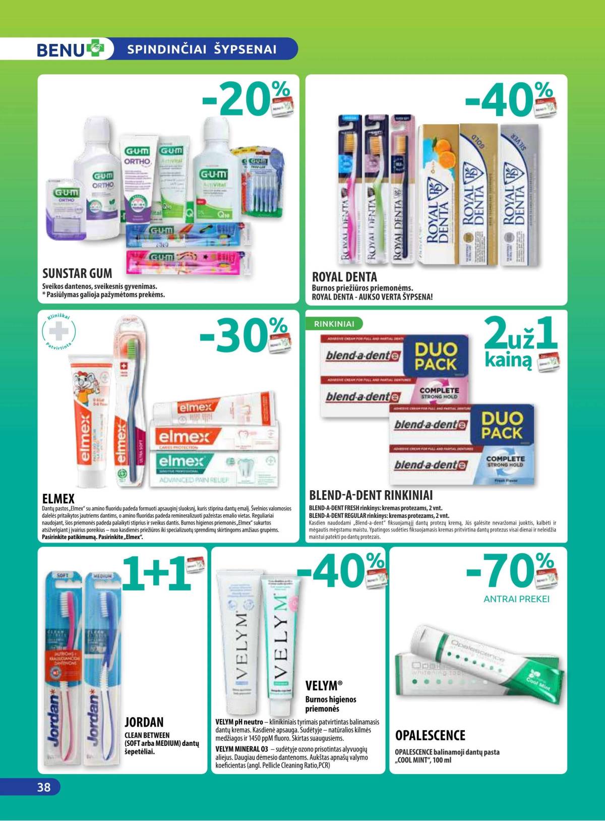 Benu - Benu vaistinė akcijų leidinys | 2025-12-01 - 2025-12-31 38 puslapis