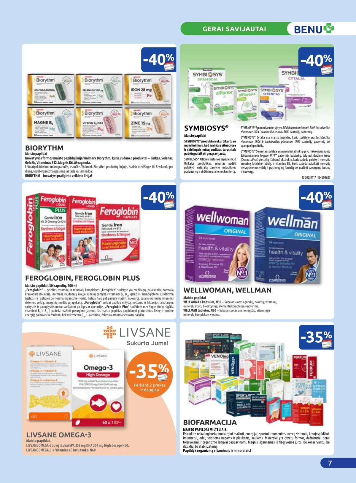 Benu - Benu vaistinė akcijų leidinys | 2025-12-01 - 2025-12-31 7 puslapis