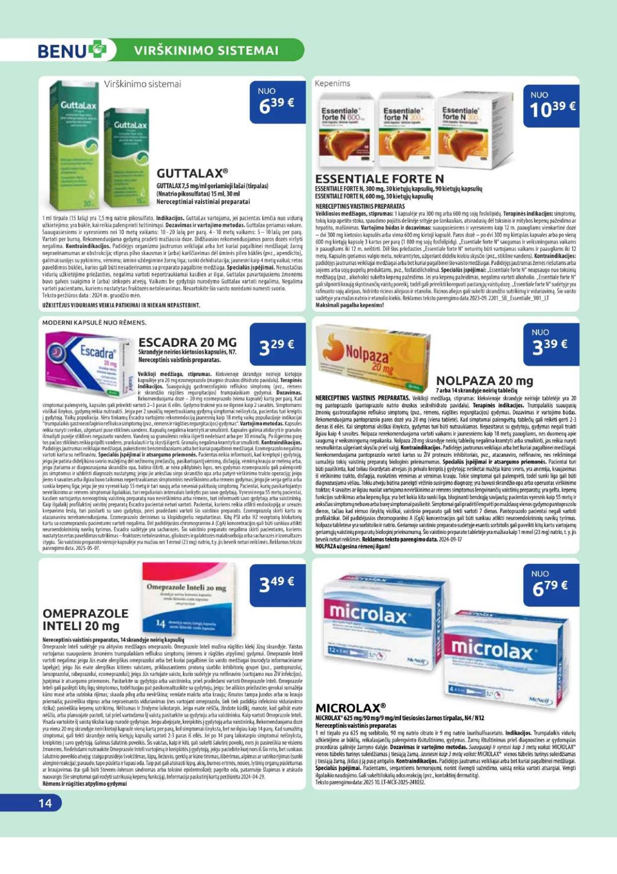 Benu - Benu sausio mėnesio akcijų leidinys | 2026-01-01 - 2026-01-31 14 puslapis