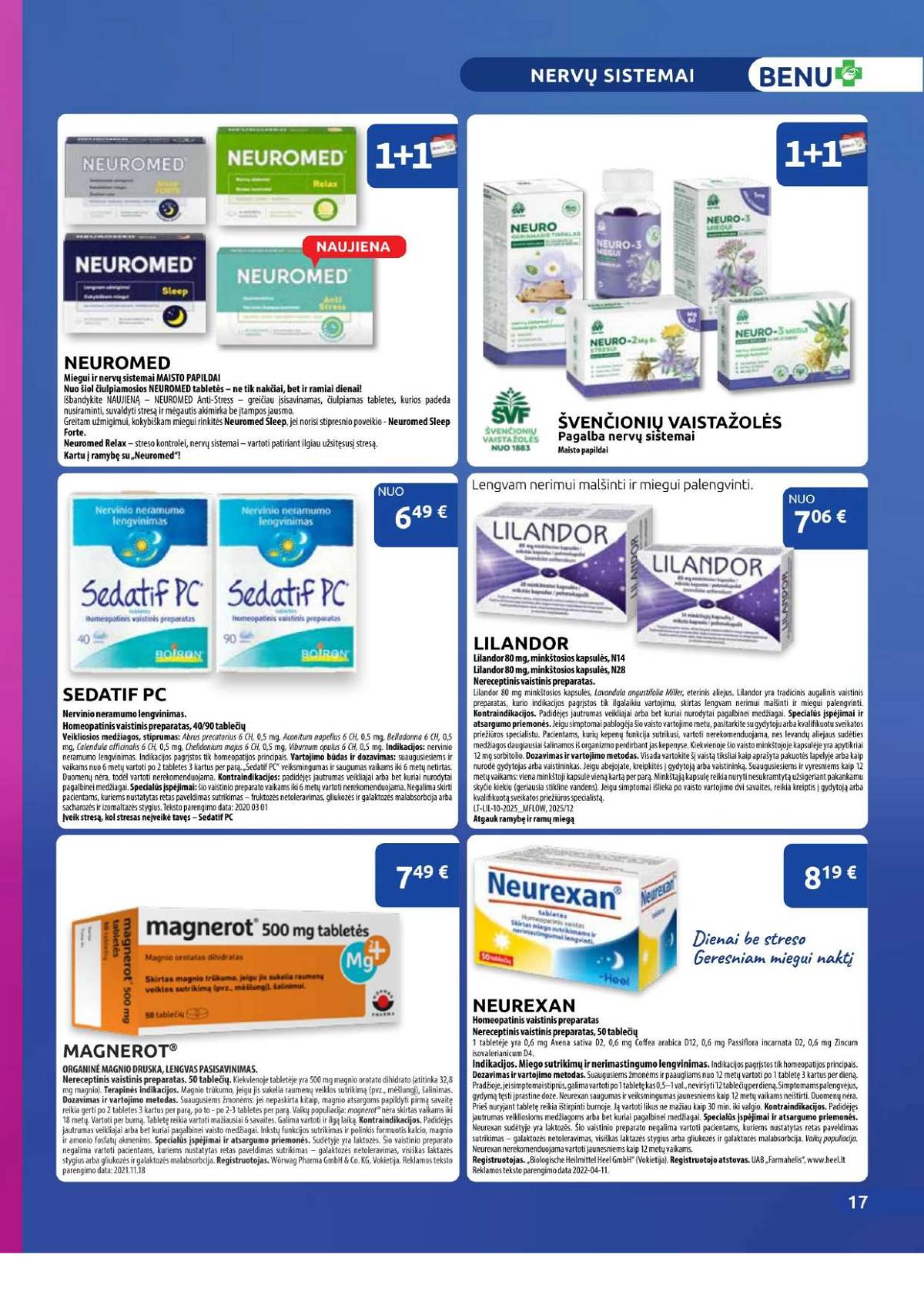 Benu - Benu sausio mėnesio akcijų leidinys | 2026-01-01 - 2026-01-31 17 puslapis