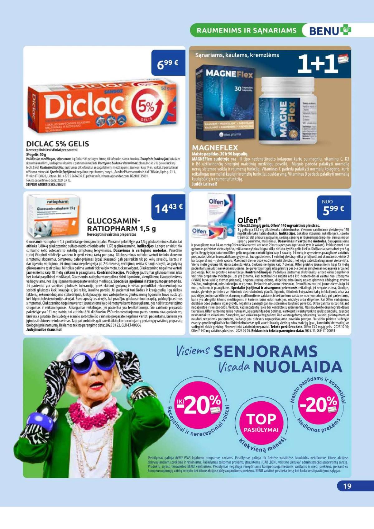 Benu - Benu sausio mėnesio akcijų leidinys | 2026-01-01 - 2026-01-31 19 puslapis