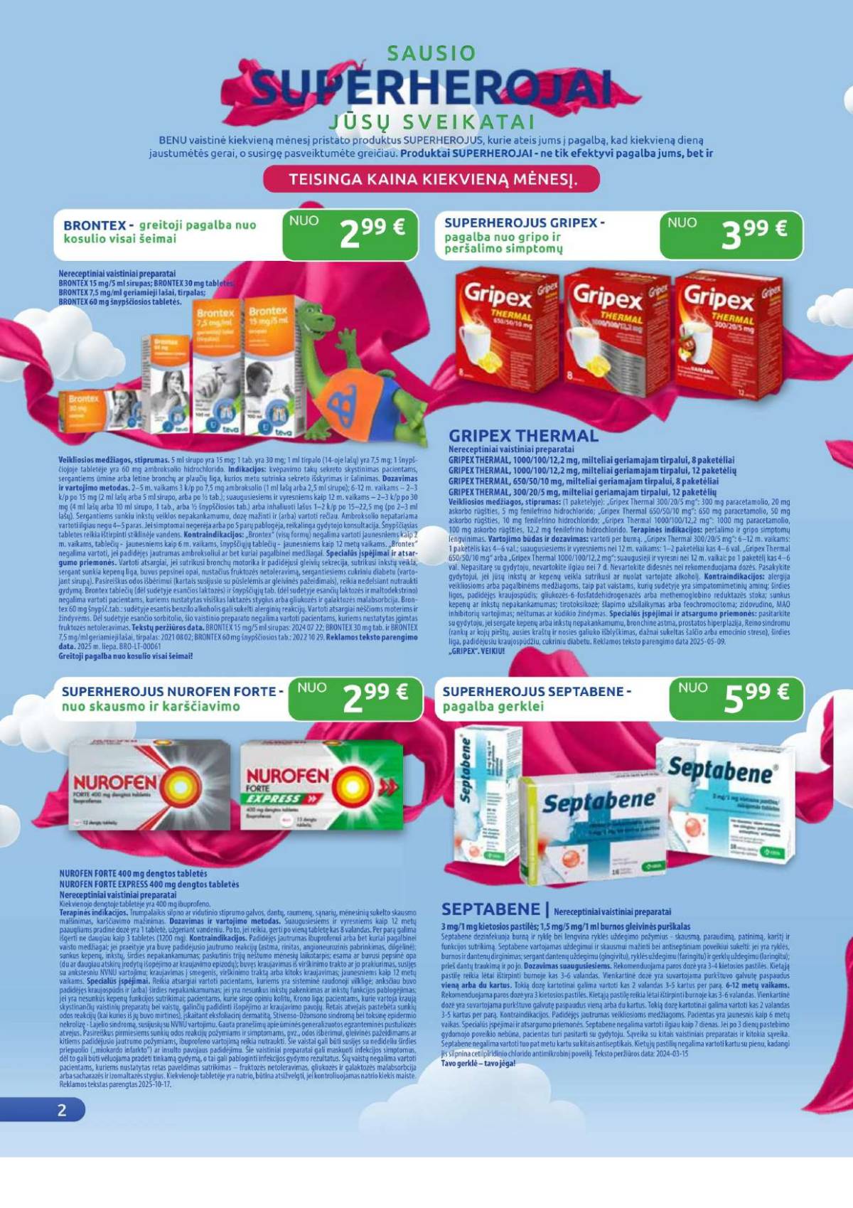 Benu - Benu sausio mėnesio akcijų leidinys | 2026-01-01 - 2026-01-31 2 puslapis