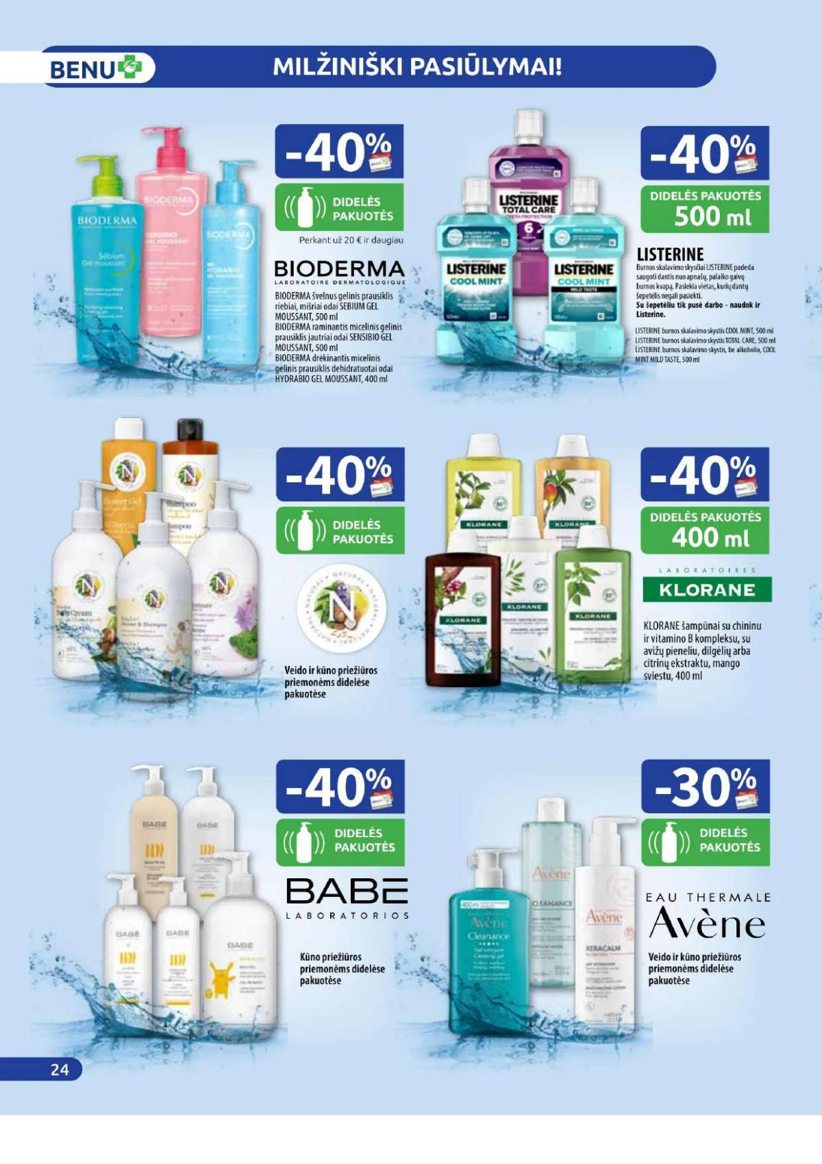 Benu - Benu sausio mėnesio akcijų leidinys | 2026-01-01 - 2026-01-31 24 puslapis