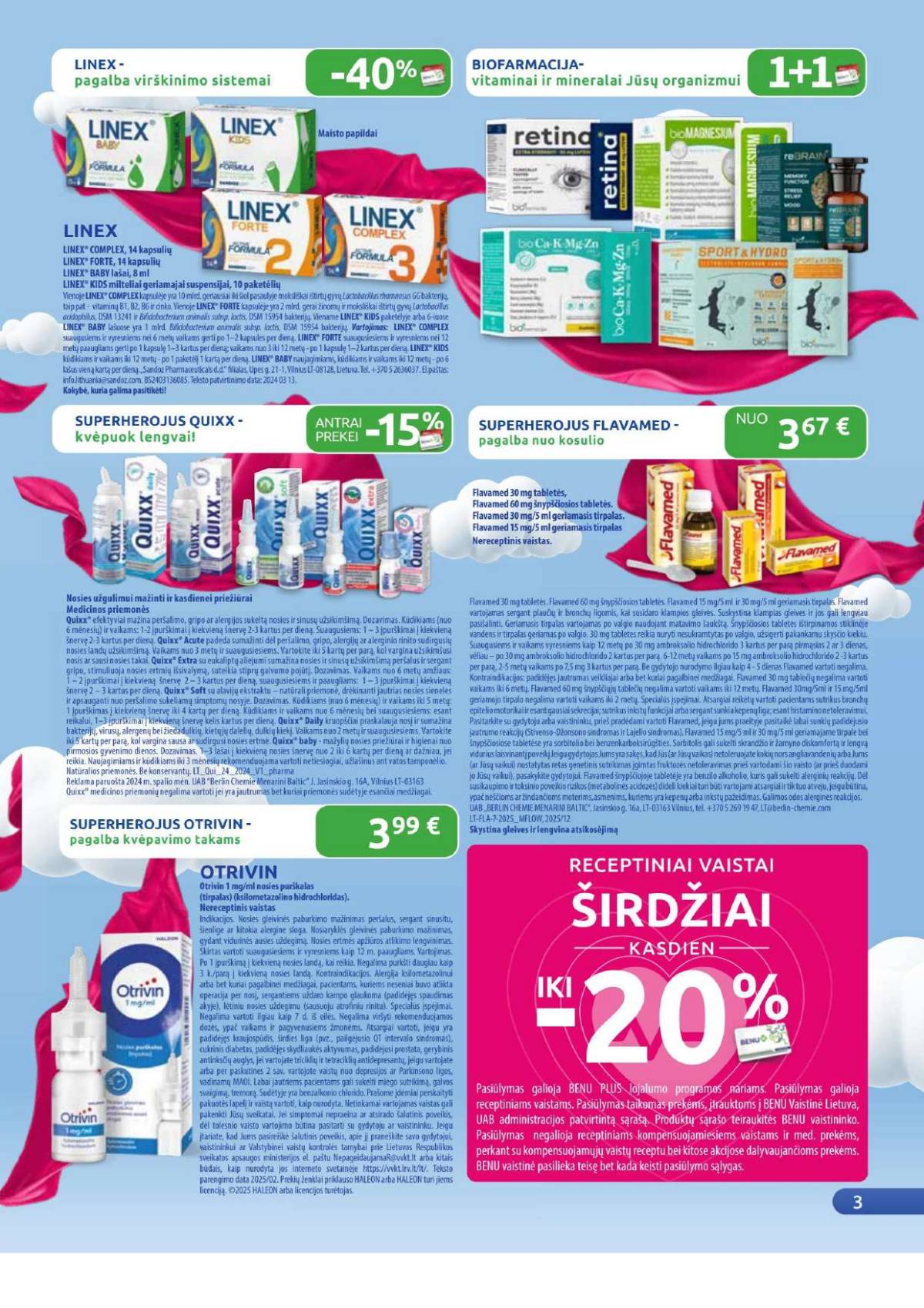 Benu - Benu sausio mėnesio akcijų leidinys | 2026-01-01 - 2026-01-31 3 puslapis