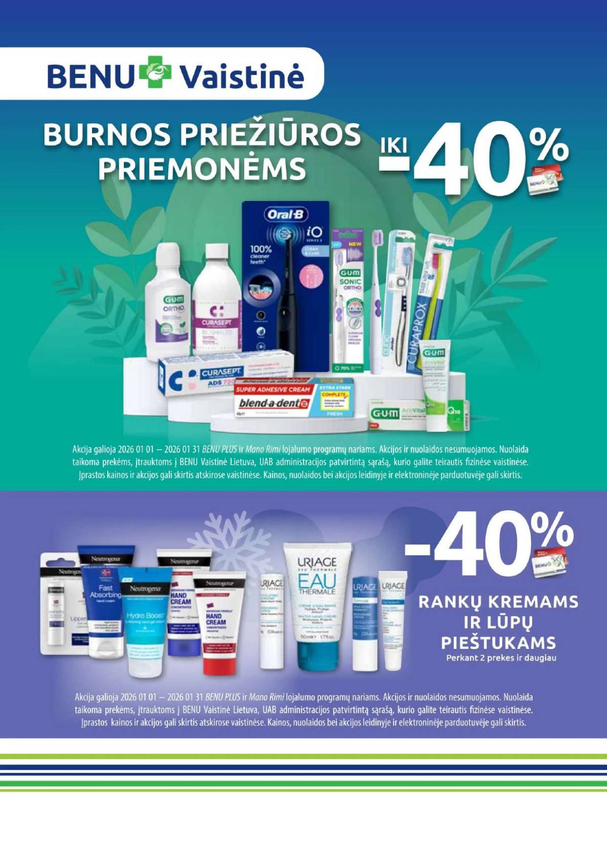 Benu - Benu sausio mėnesio akcijų leidinys | 2026-01-01 - 2026-01-31 32 puslapis