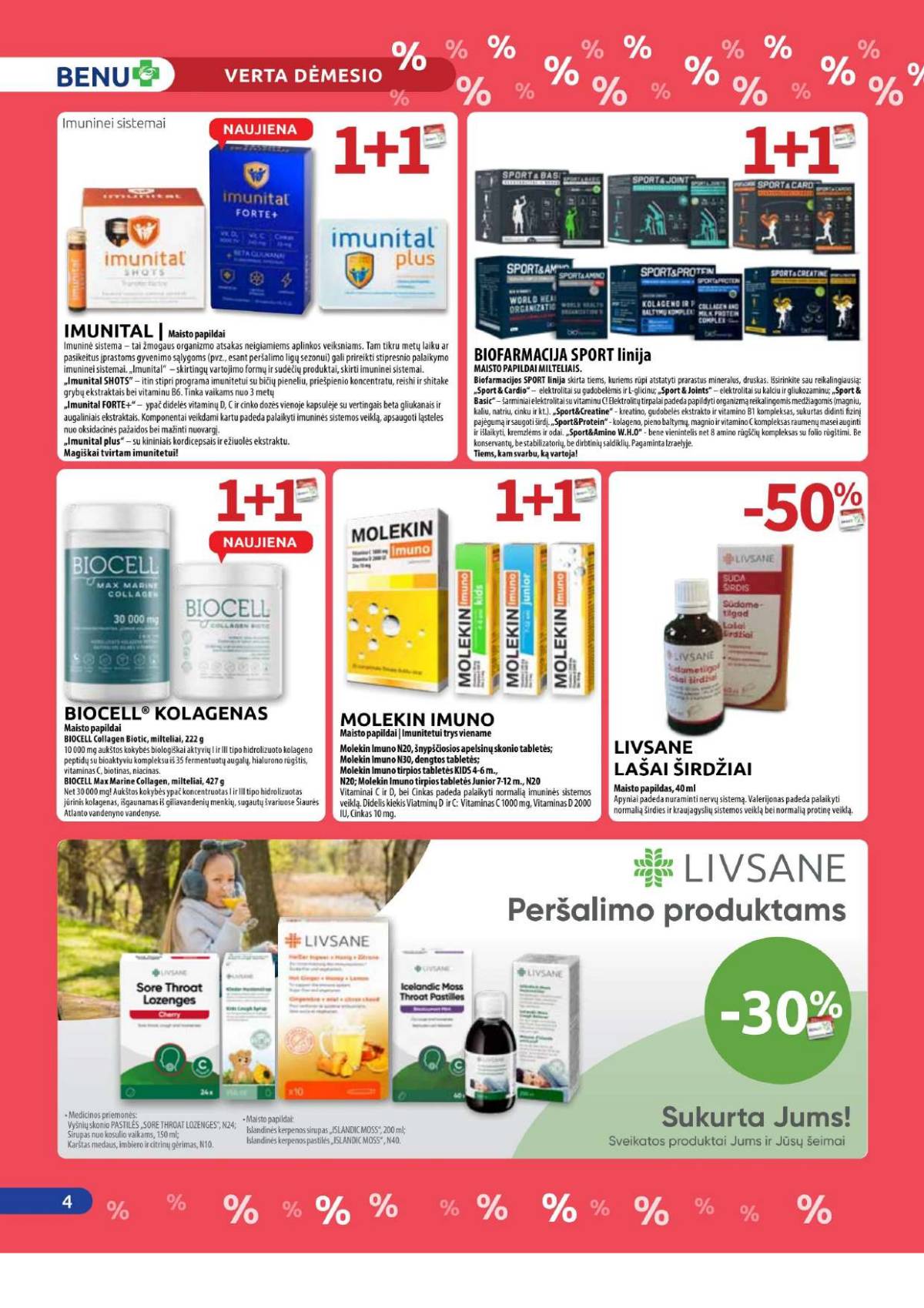 Benu - Benu sausio mėnesio akcijų leidinys | 2026-01-01 - 2026-01-31 4 puslapis