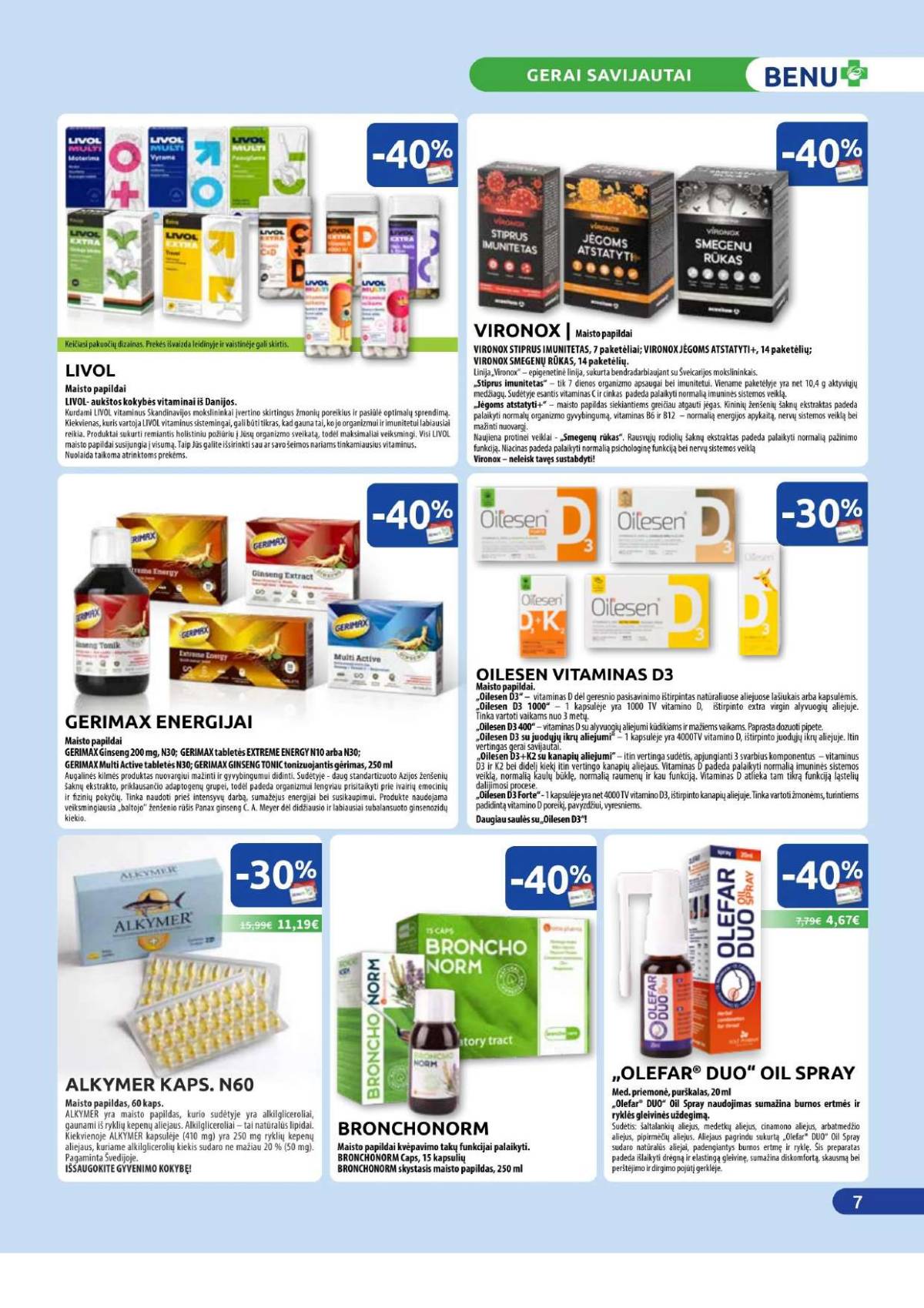 Benu - Benu sausio mėnesio akcijų leidinys | 2026-01-01 - 2026-01-31 7 puslapis