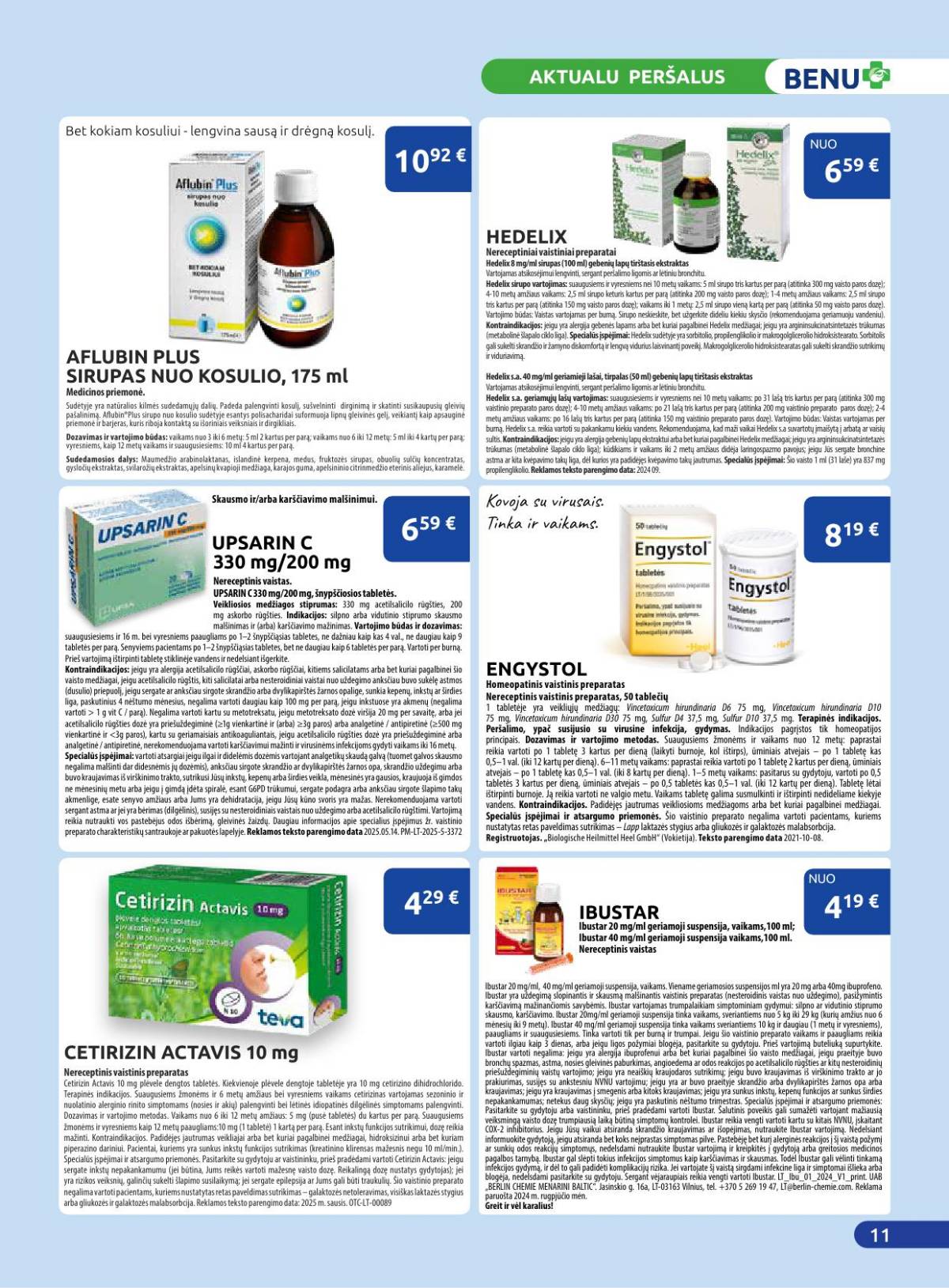 Benu - Benu akcijų leidinys | 2026-02-02 - 2026-02-28 11 puslapis