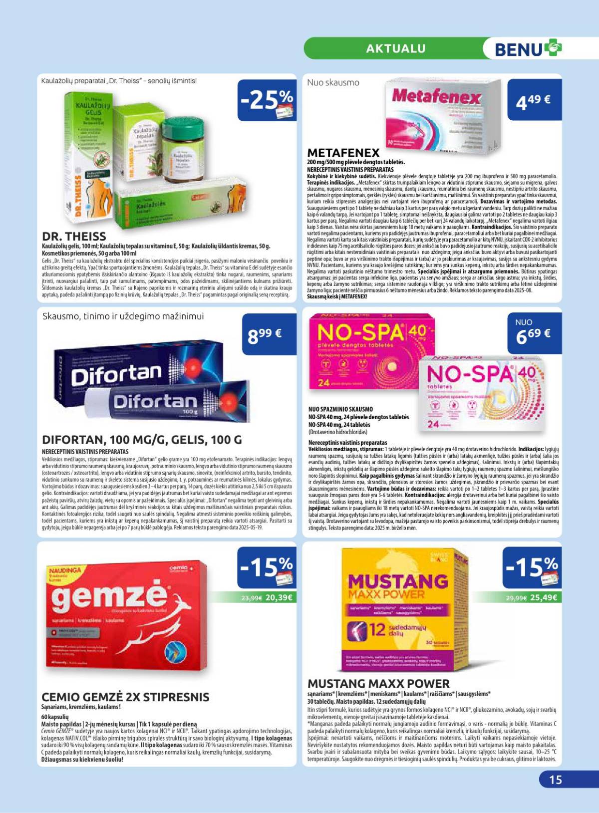 Benu - Benu akcijų leidinys | 2026-02-02 - 2026-02-28 15 puslapis