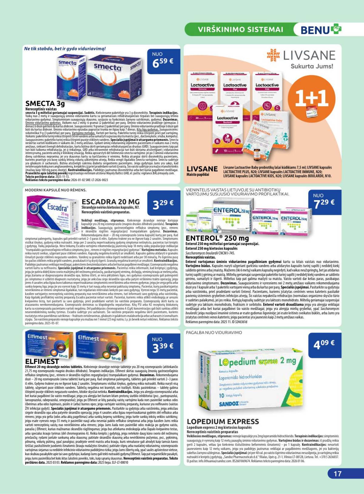 Benu - Benu akcijų leidinys | 2026-02-02 - 2026-02-28 17 puslapis