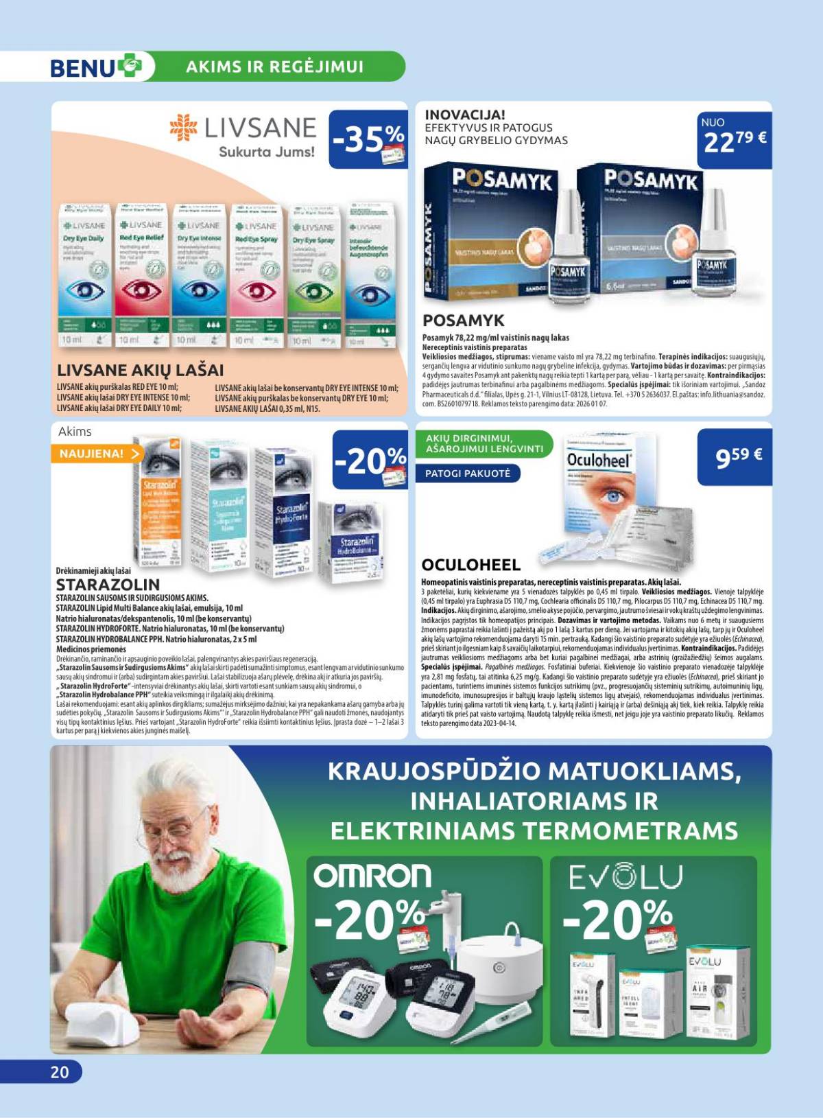 Benu - Benu akcijų leidinys | 2026-02-02 - 2026-02-28 20 puslapis