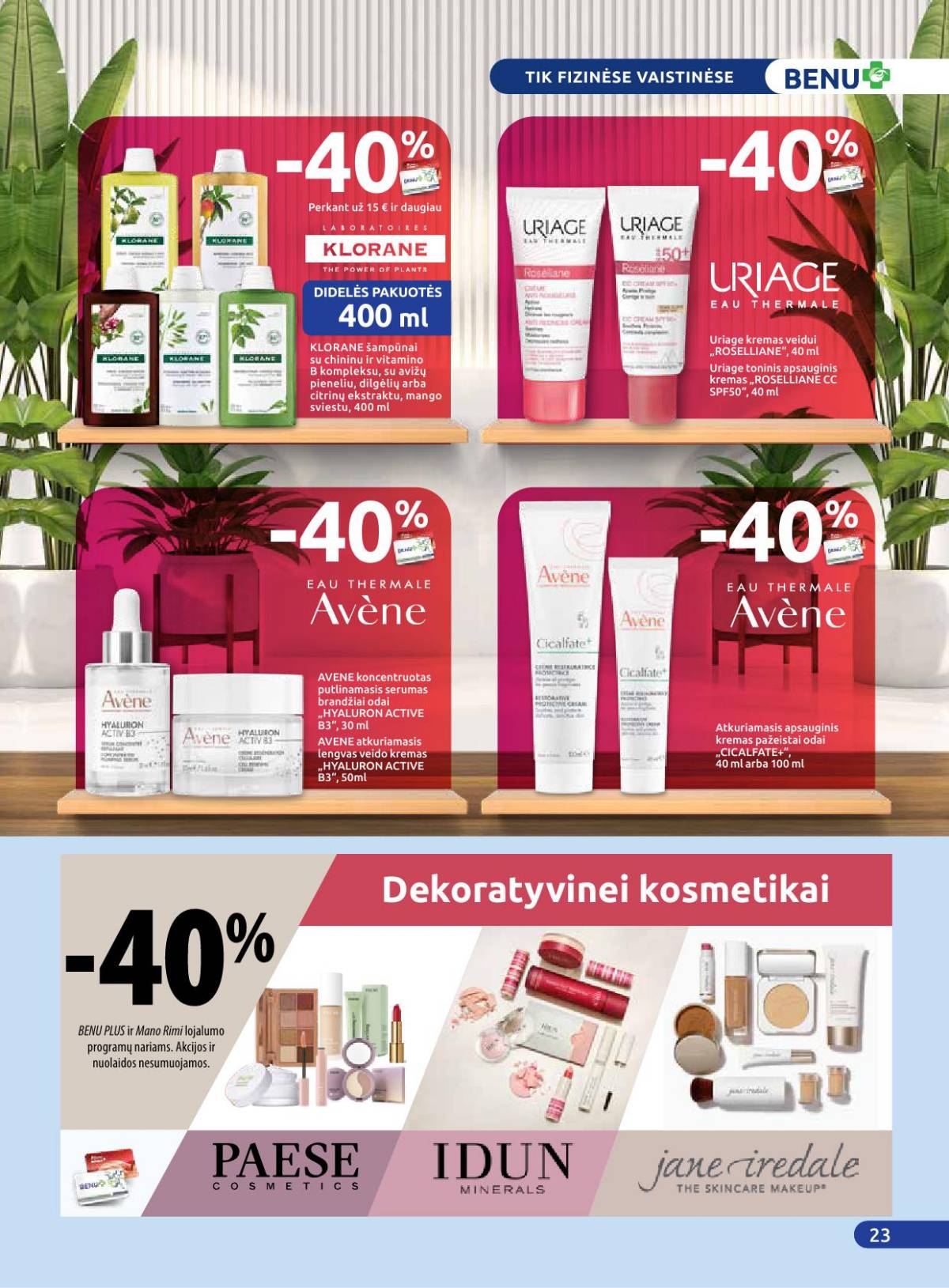 Benu - Benu akcijų leidinys | 2026-02-02 - 2026-02-28 23 puslapis