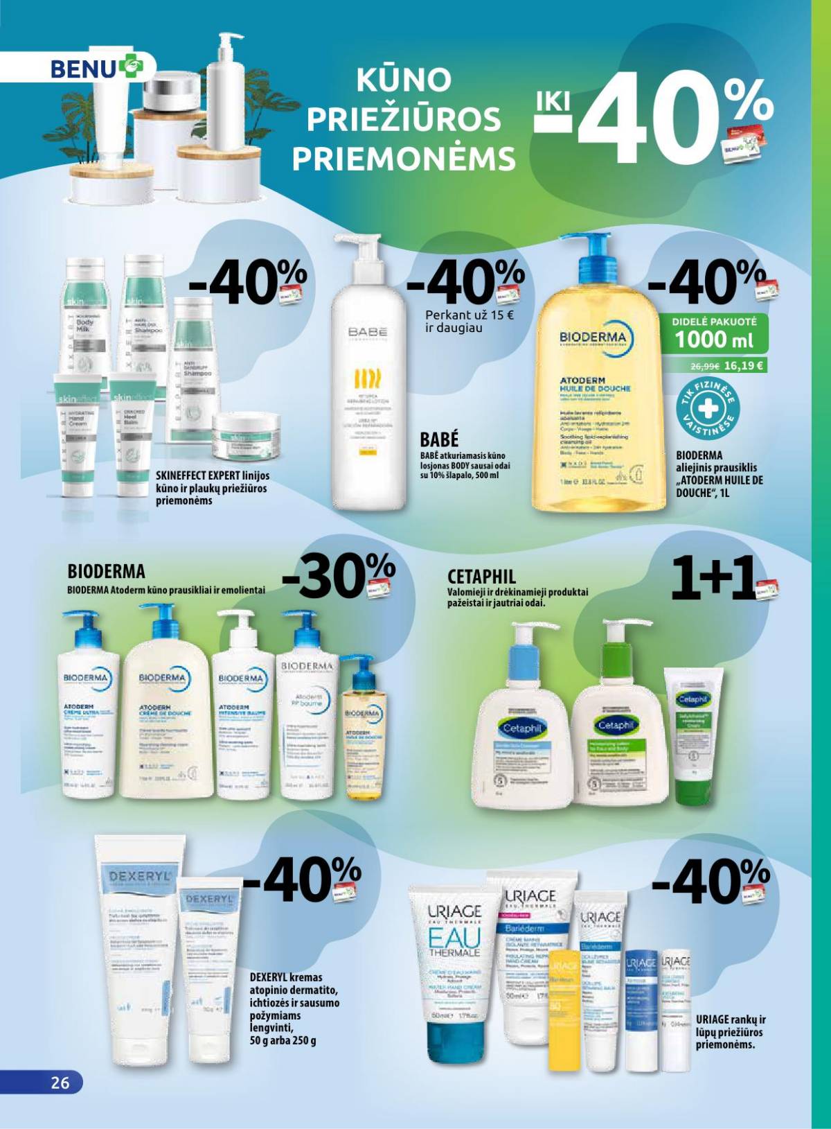 Benu - Benu akcijų leidinys | 2026-02-02 - 2026-02-28 26 puslapis