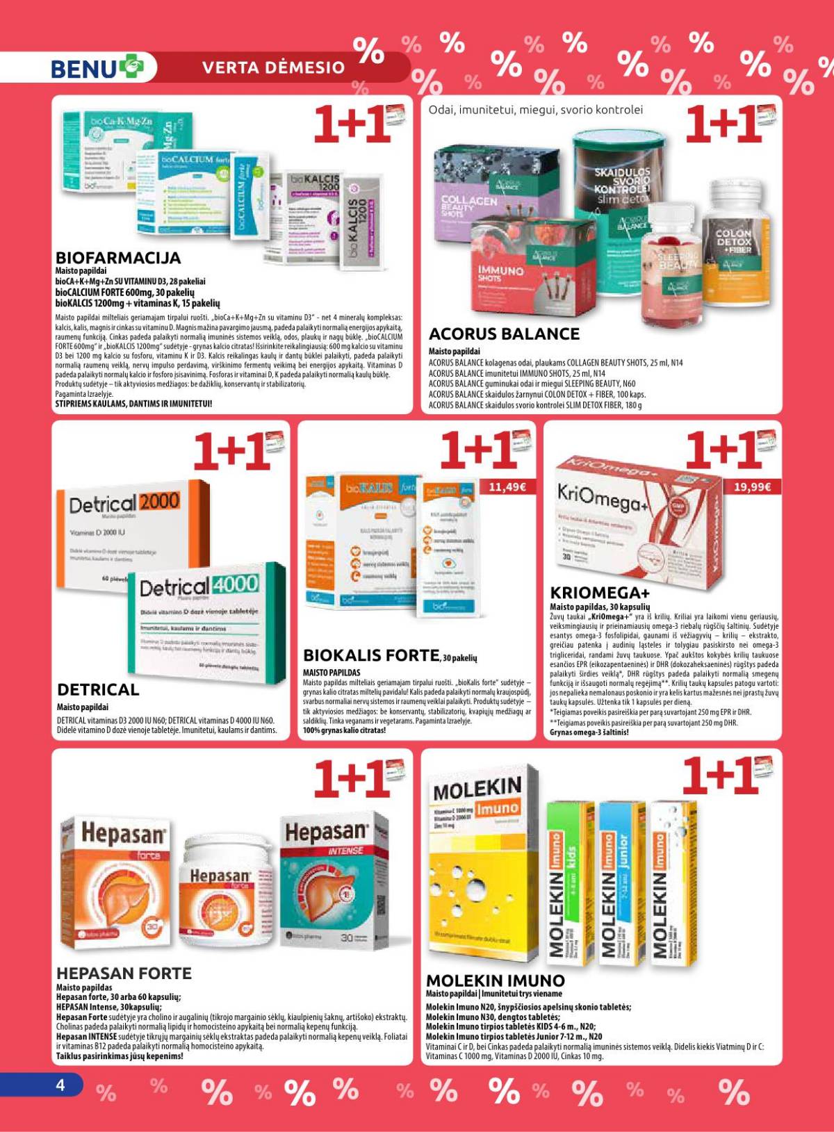 Benu - Benu akcijų leidinys | 2026-02-02 - 2026-02-28 4 puslapis