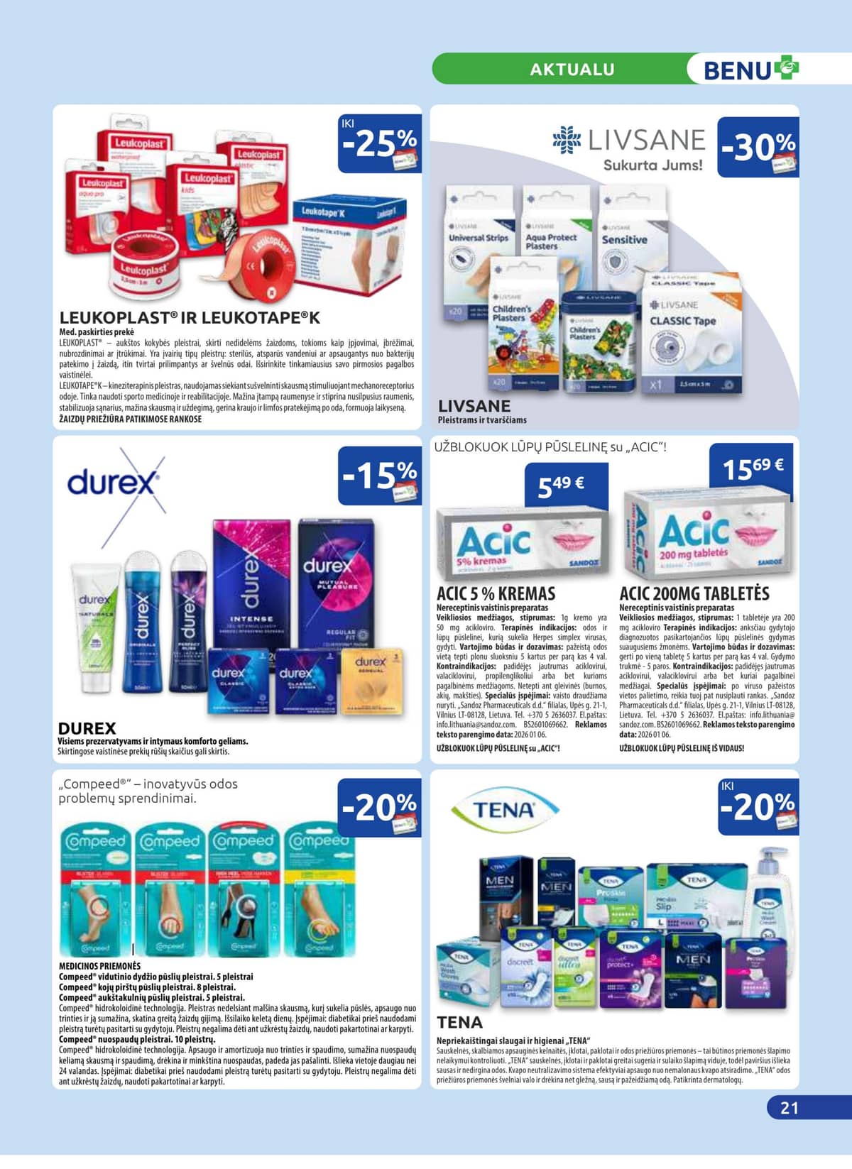 Benu - BENU mėnesio leidinys 21 puslapis