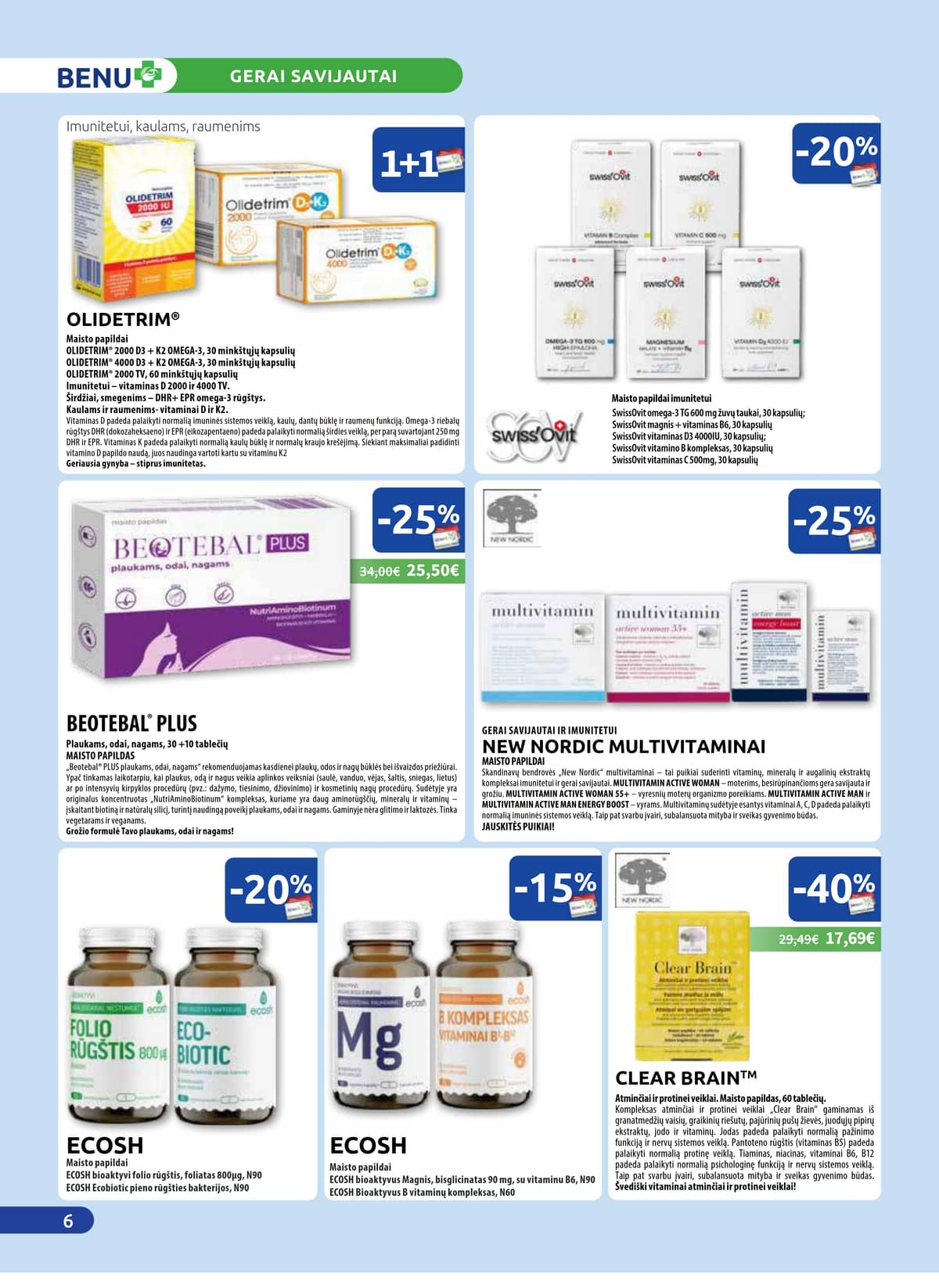 Benu - BENU mėnesio leidinys 6 puslapis