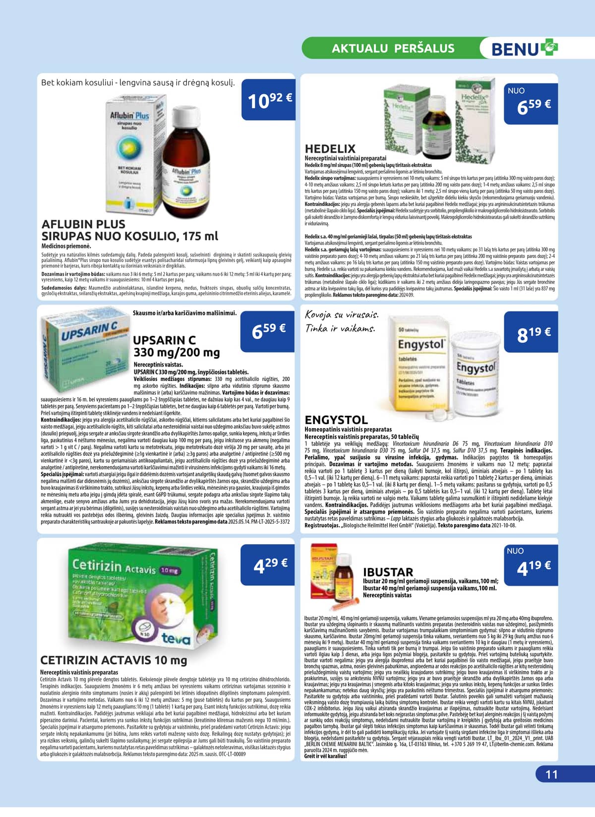 Benu - BENU mėnesio leidinys 11 puslapis