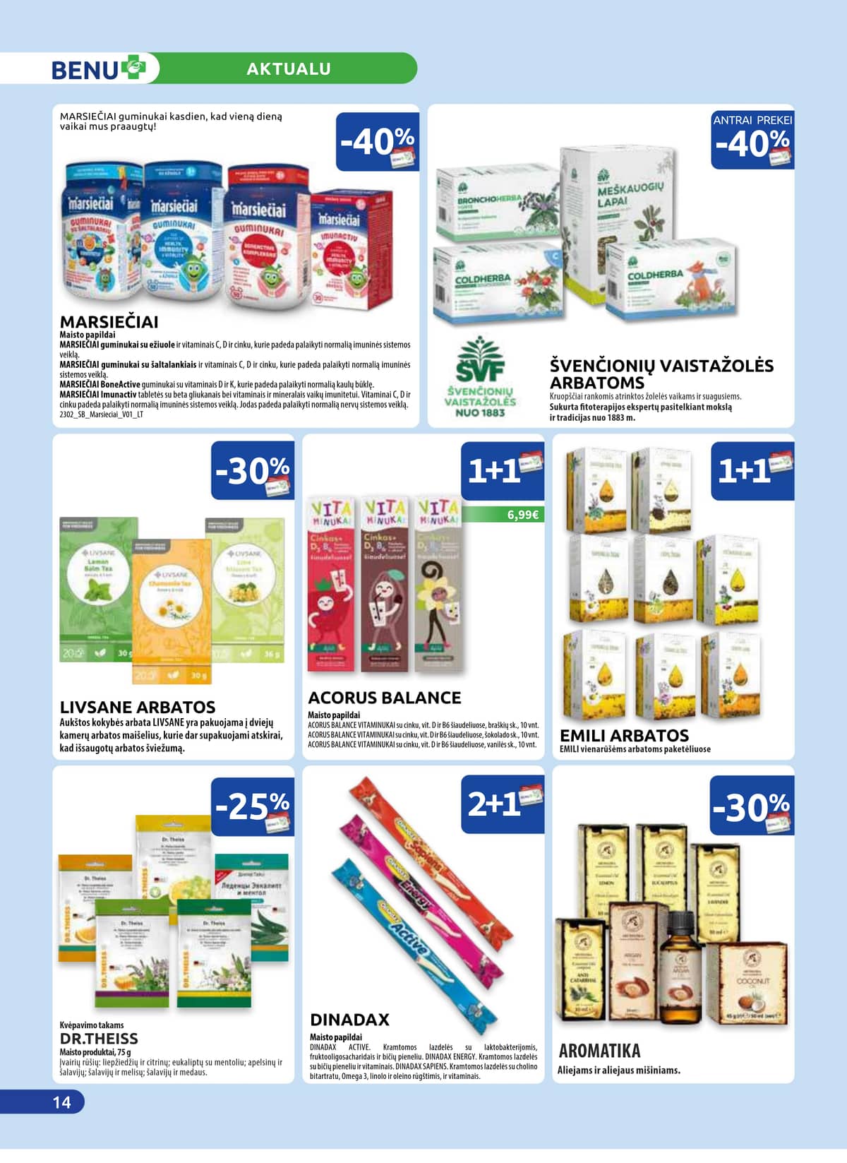 Benu - BENU mėnesio leidinys 14 puslapis