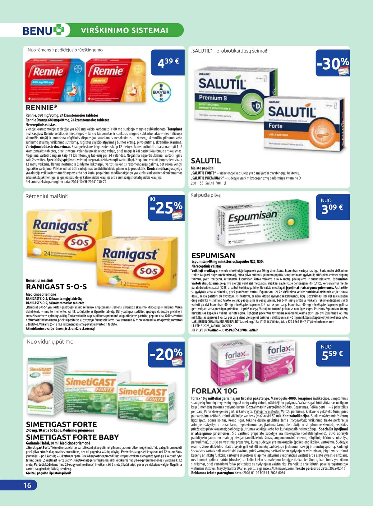 Benu - BENU mėnesio leidinys 16 puslapis