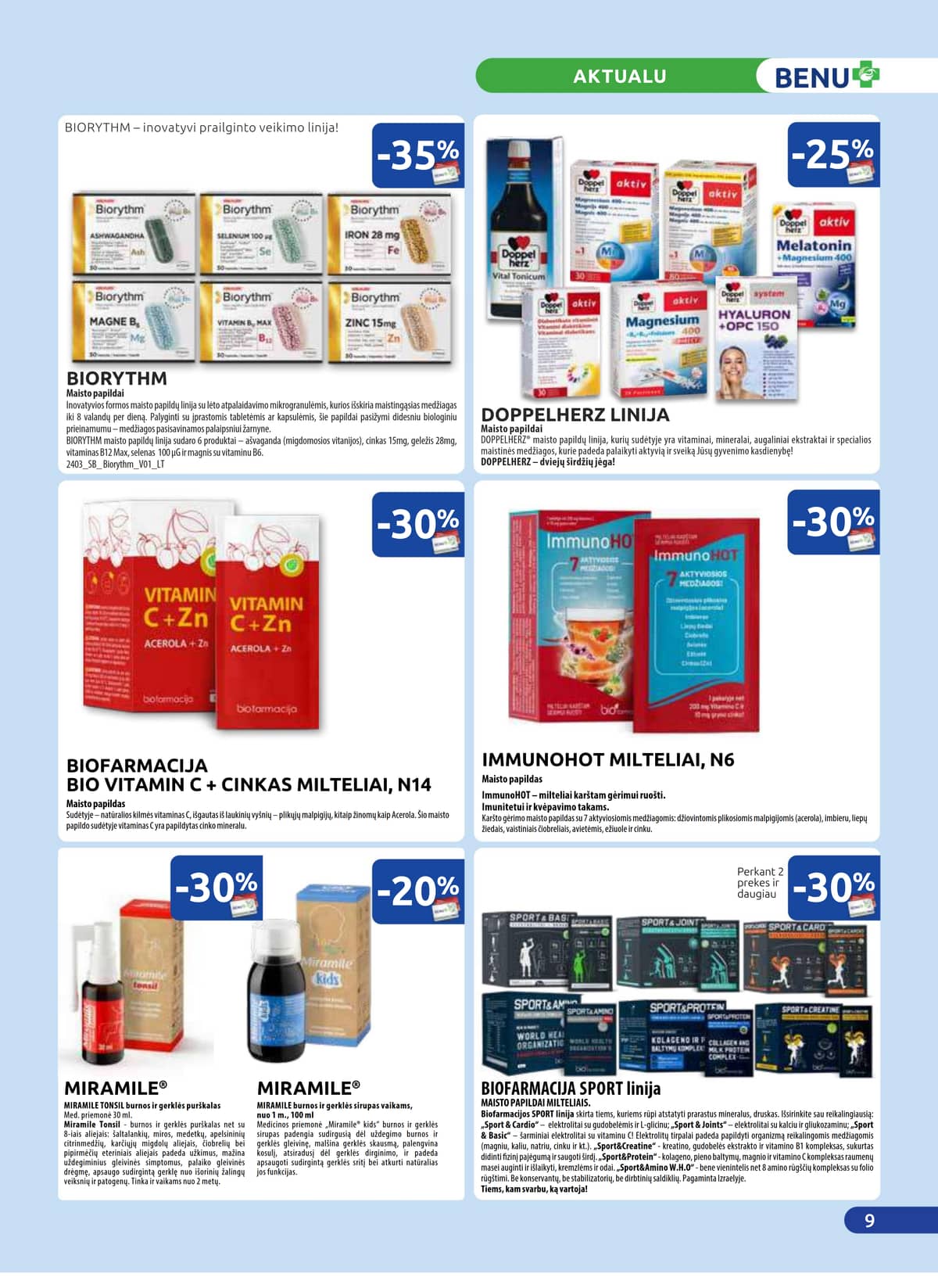 Benu - BENU mėnesio leidinys 9 puslapis