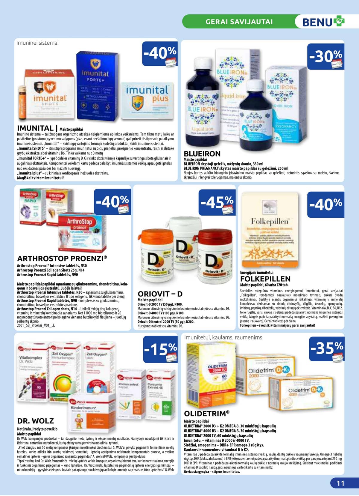 Benu - BENU mėnesio leidinys 11 puslapis