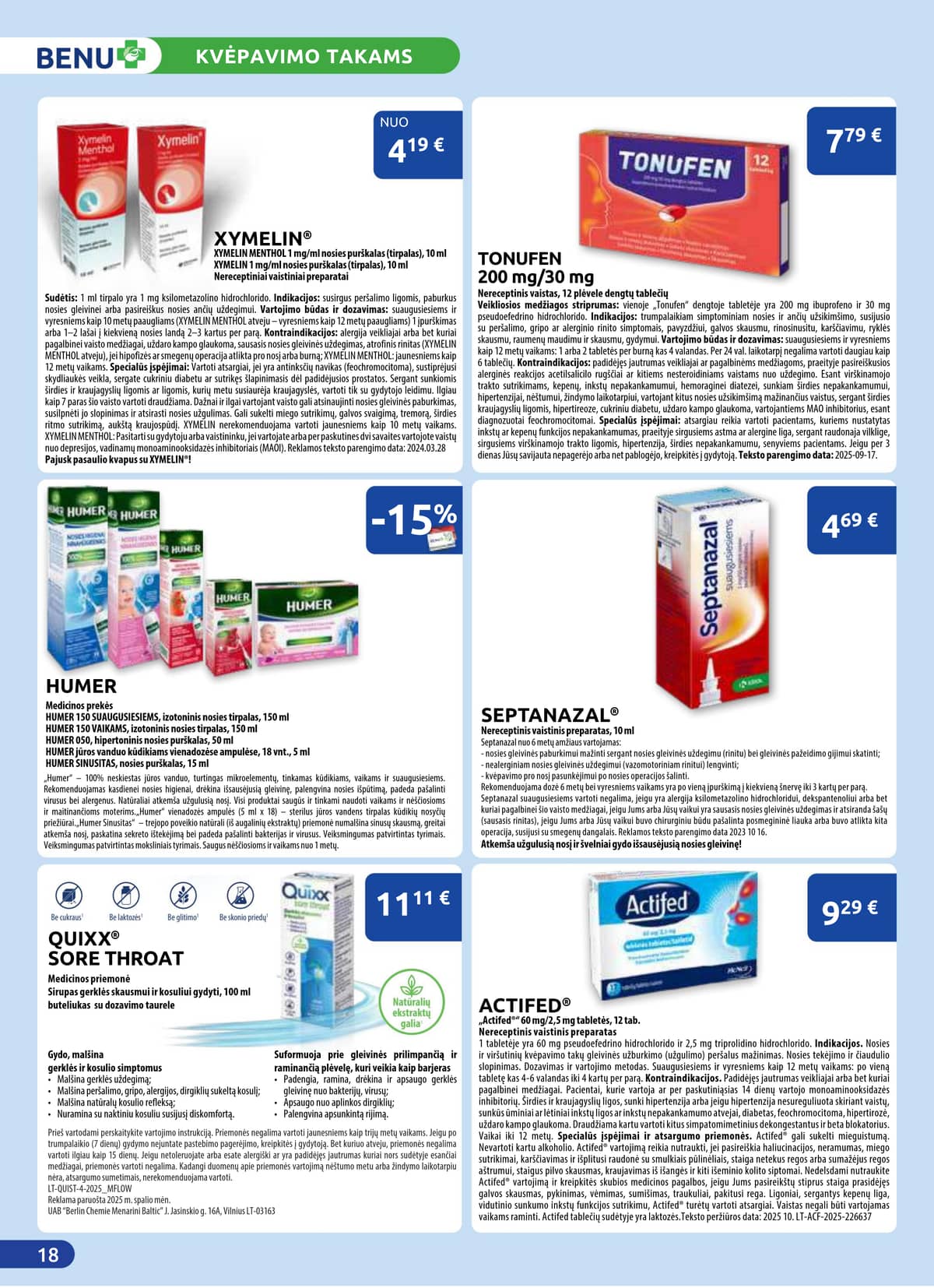 Benu - BENU mėnesio leidinys 18 puslapis