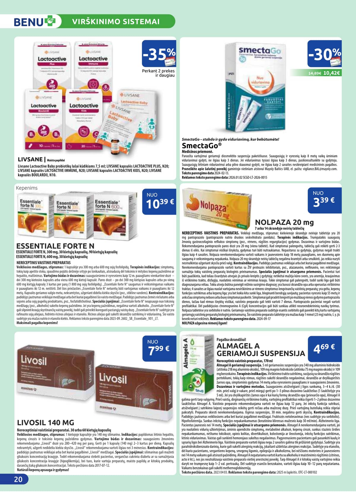 Benu - BENU mėnesio leidinys 20 puslapis