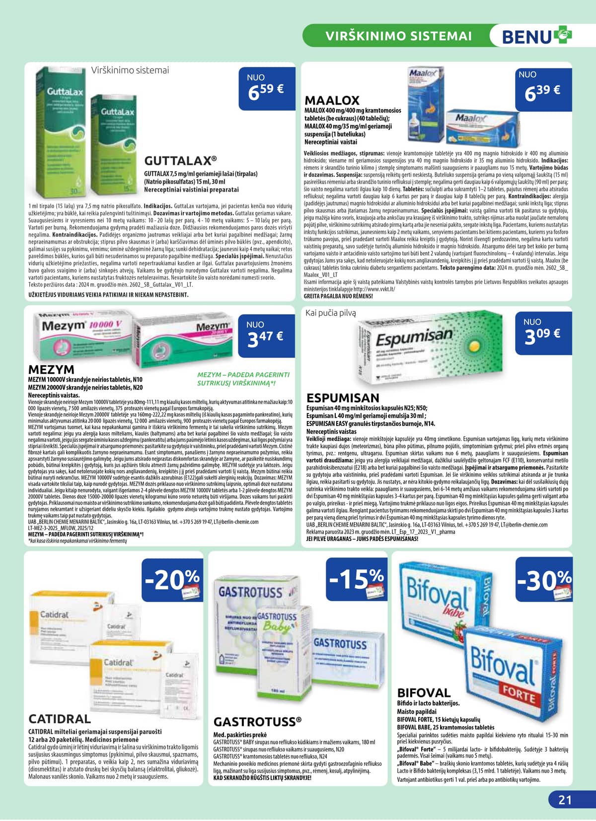 Benu - BENU mėnesio leidinys 21 puslapis