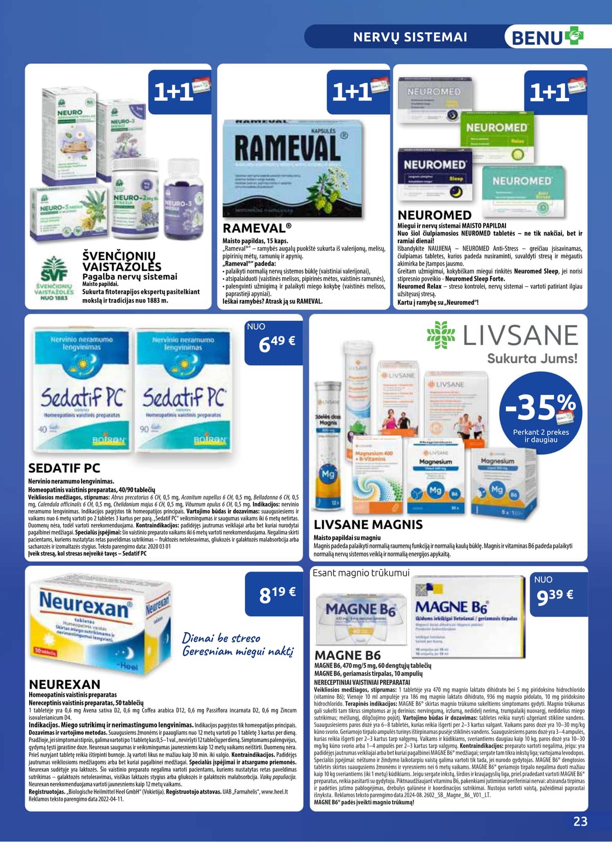 Benu - BENU mėnesio leidinys 23 puslapis